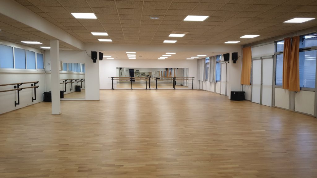 La salle de danse d'Art et danse à Cognac