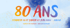 Affiche du spectacle des 80 ans de Art et Danse