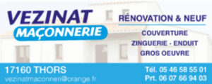Vézinat maçonnerie à Thors