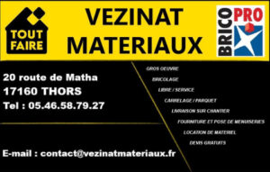 Vézinat matériaux à Thors